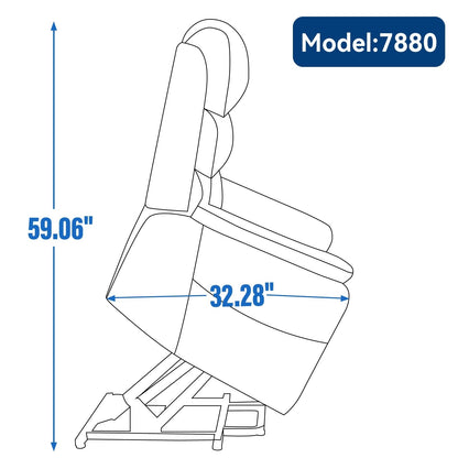 Power Lift Recliner Chair with Power-Remote