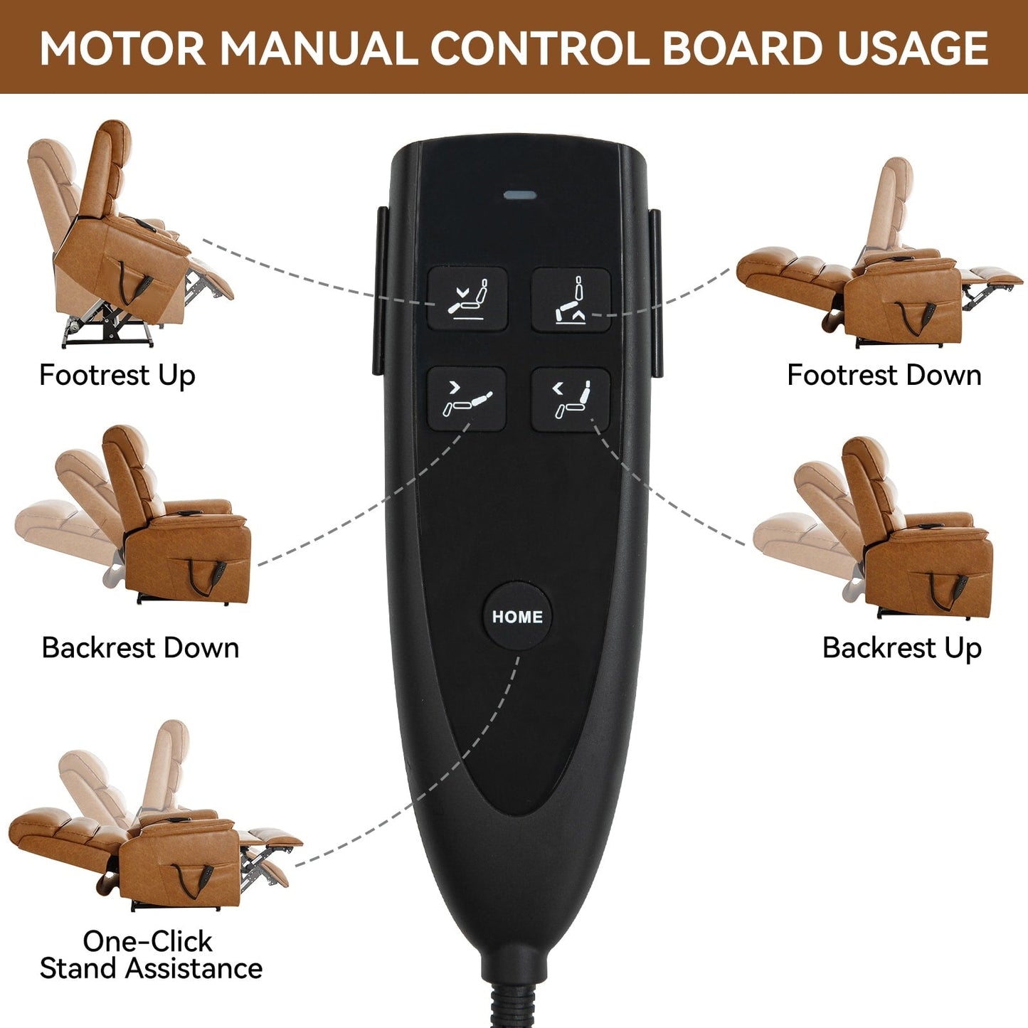 Power Lift Recliner Chair with Power-Remote
