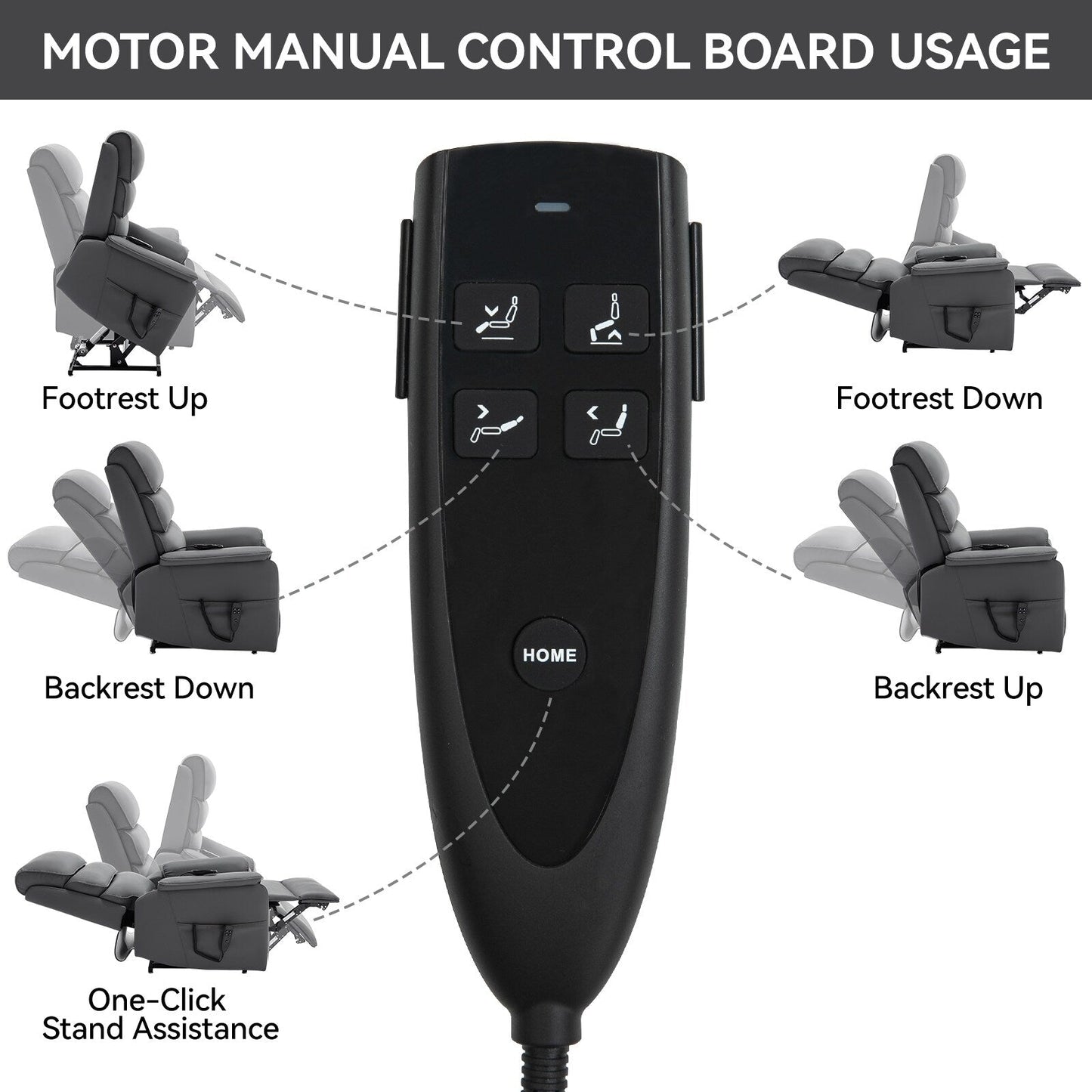 Power Lift Recliner Chair with Power-Remote