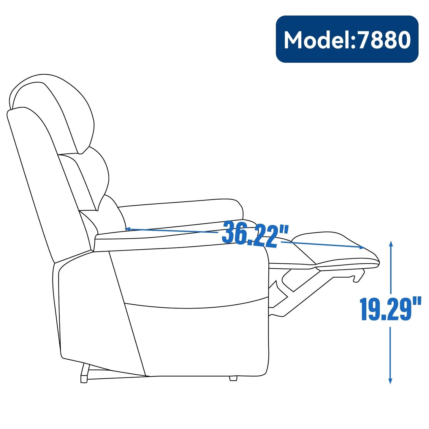 Power Lift Recliner Chair with Power-Remote