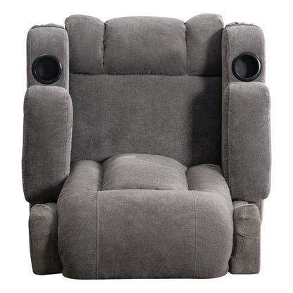 Power Lift Recliner Chair with Vibration Massage, Heating, USB Port, and Side Storage Pockets