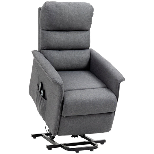 Power Lift Recliner Chair with Vibration Massage, Remote Control, Side Pockets, Adjustable Recline, and Footrest