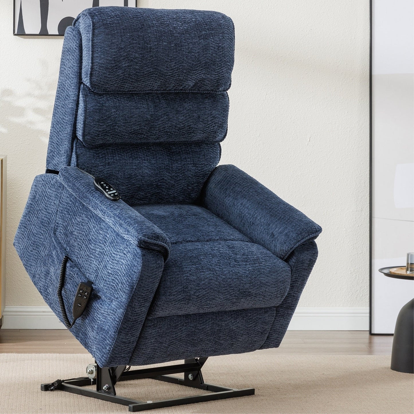 Power Lift Recliner Chair,Dual Infinite Position, Heat Massage, Remote