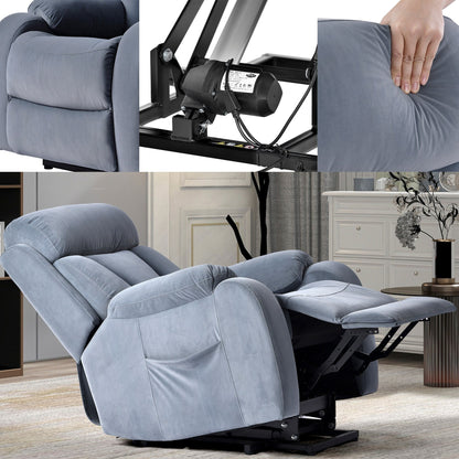 Power Lift Recliner for Elderly with Remote & Side Pocket