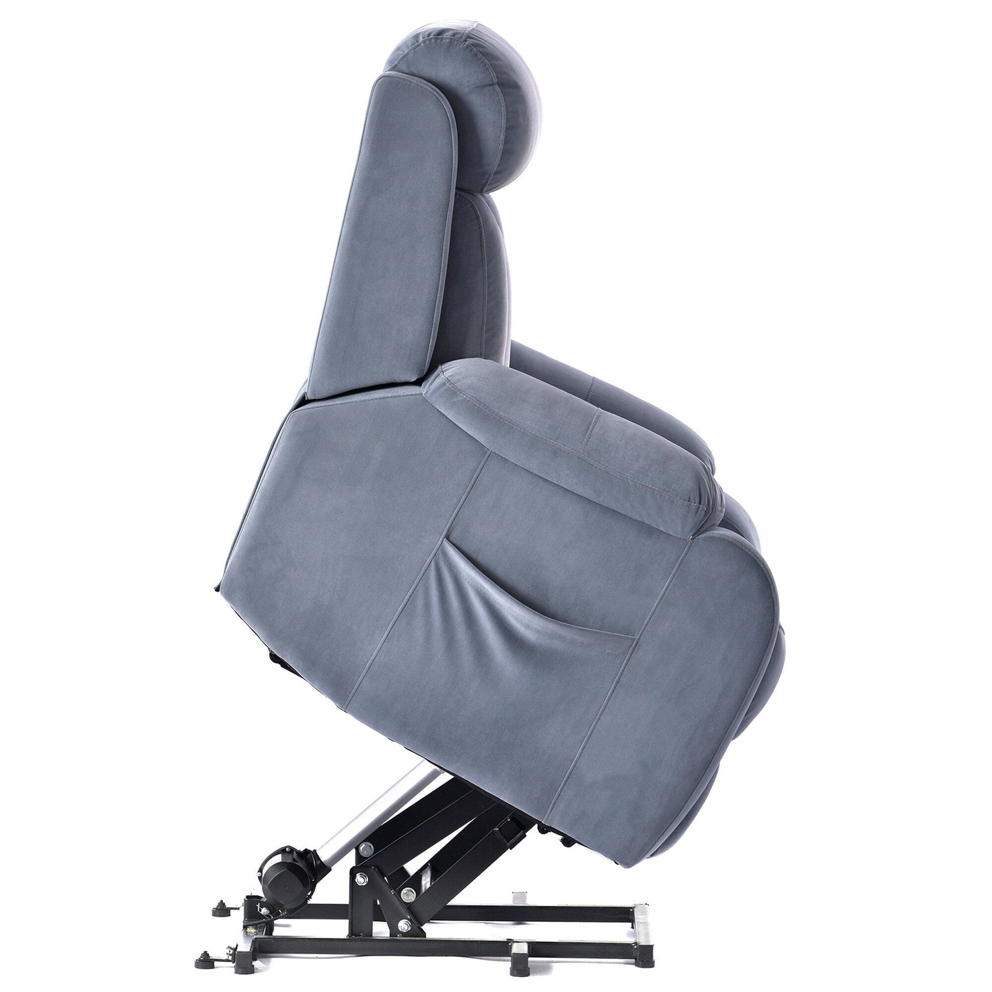Power Lift Recliner for Elderly with Remote & Side Pocket