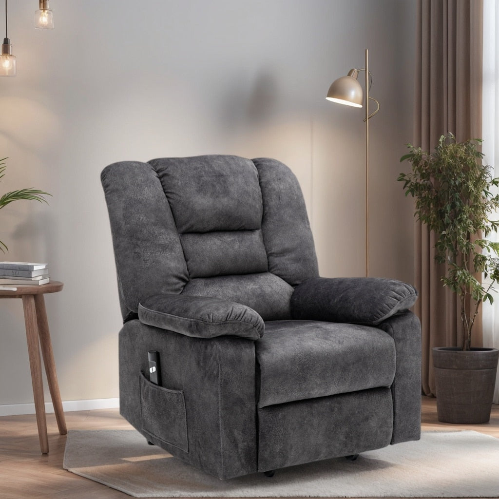 Power Lift Recliner w/Massage & Heating Function and USB Charging Portï¼Electric Reclining Chair