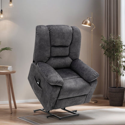 Power Lift Recliner w/Massage & Heating Function and USB Charging Portï¼Electric Reclining Chair