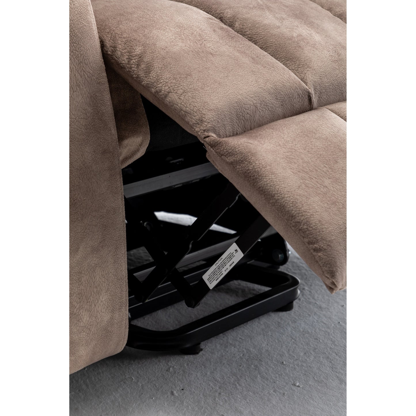 Power Lift Recliner with German Motor, Massage, Heat, Stainless Steel Cup Holders, and Quick Assembly