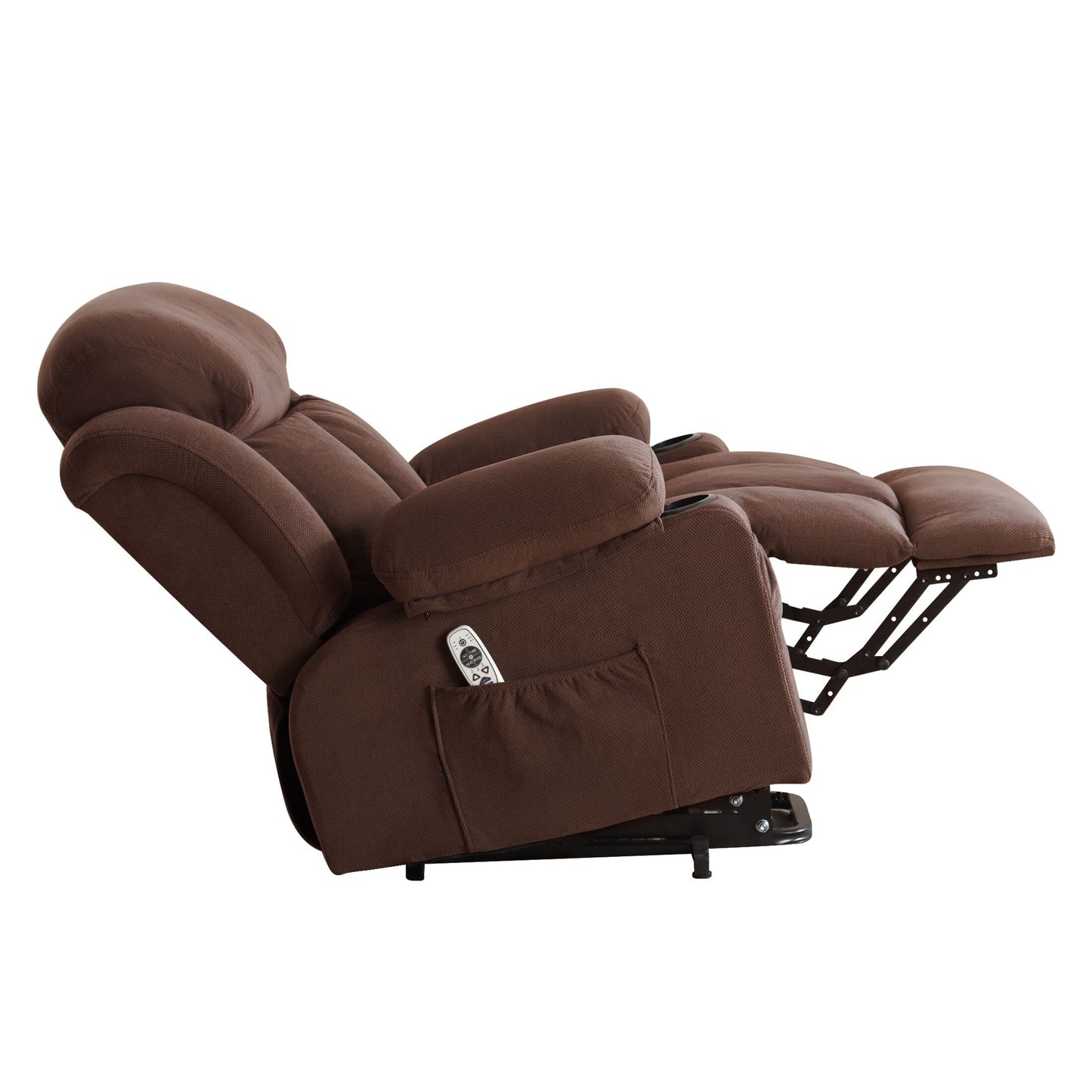 Power Lift Recliner with Heating, Vibration Massage, USB Charging, Remote Control & Storage Pockets for Seniors