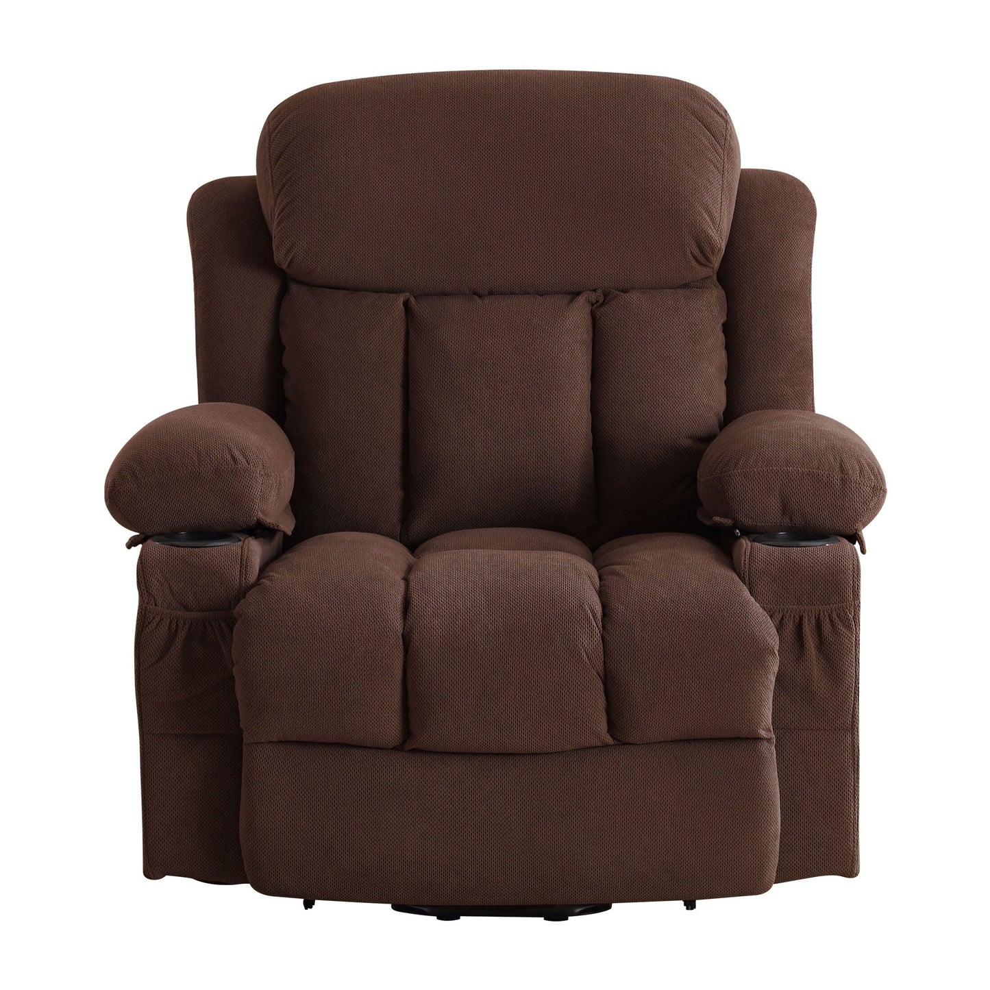 Power Lift Recliner with Heating, Vibration Massage, USB Charging, Remote Control & Storage Pockets for Seniors
