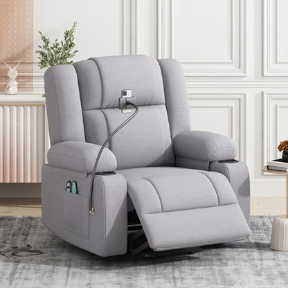 Power Lift Recliner with Massage, Heat & Phone Holder