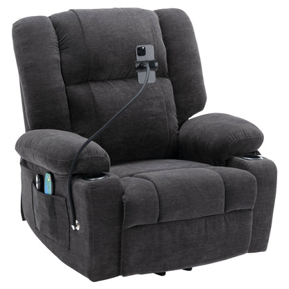 Power Lift Recliner with Massage, Heat & Phone Holder