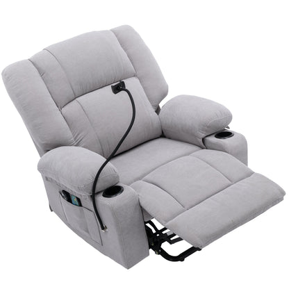 Power Lift Recliner with Massage, Heat & Phone Holder