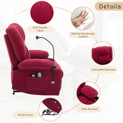 Power Lift Recliner with Massage, Heat & Phone Holder