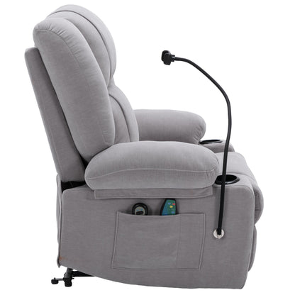 Power Lift Recliner with Massage, Heat & Phone Holder