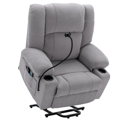 Power Lift Recliner with Massage, Heat & Phone Holder