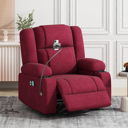 Power Lift Recliner with Massage, Heat & Phone Holder