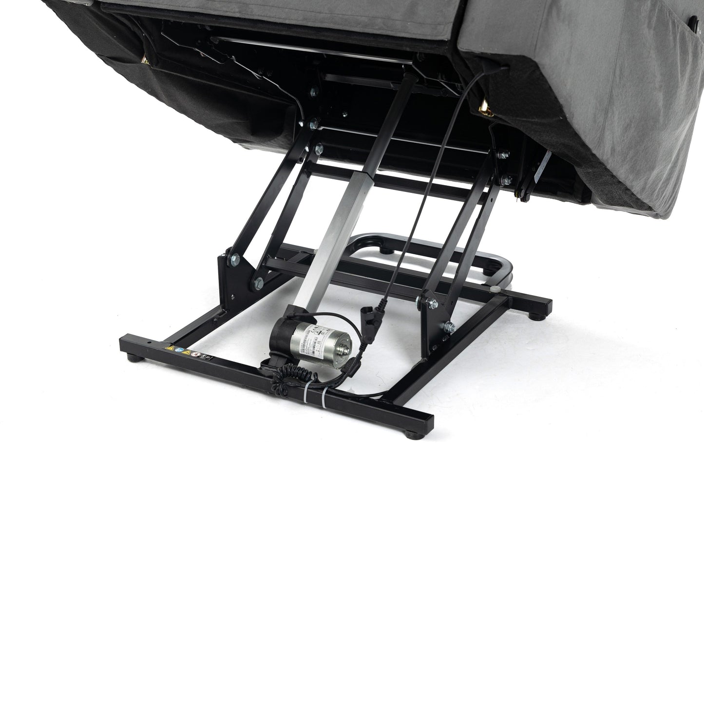 Power Lift Recliner with OKIN Motor, Massage, Heat, USB, and Cup Holders