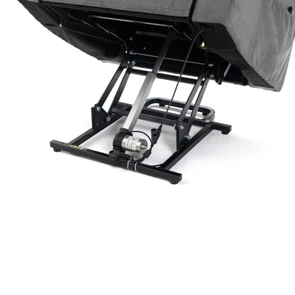 Power Lift Recliner with OKIN Motor, Massage, Heat, USB, and Cup Holders
