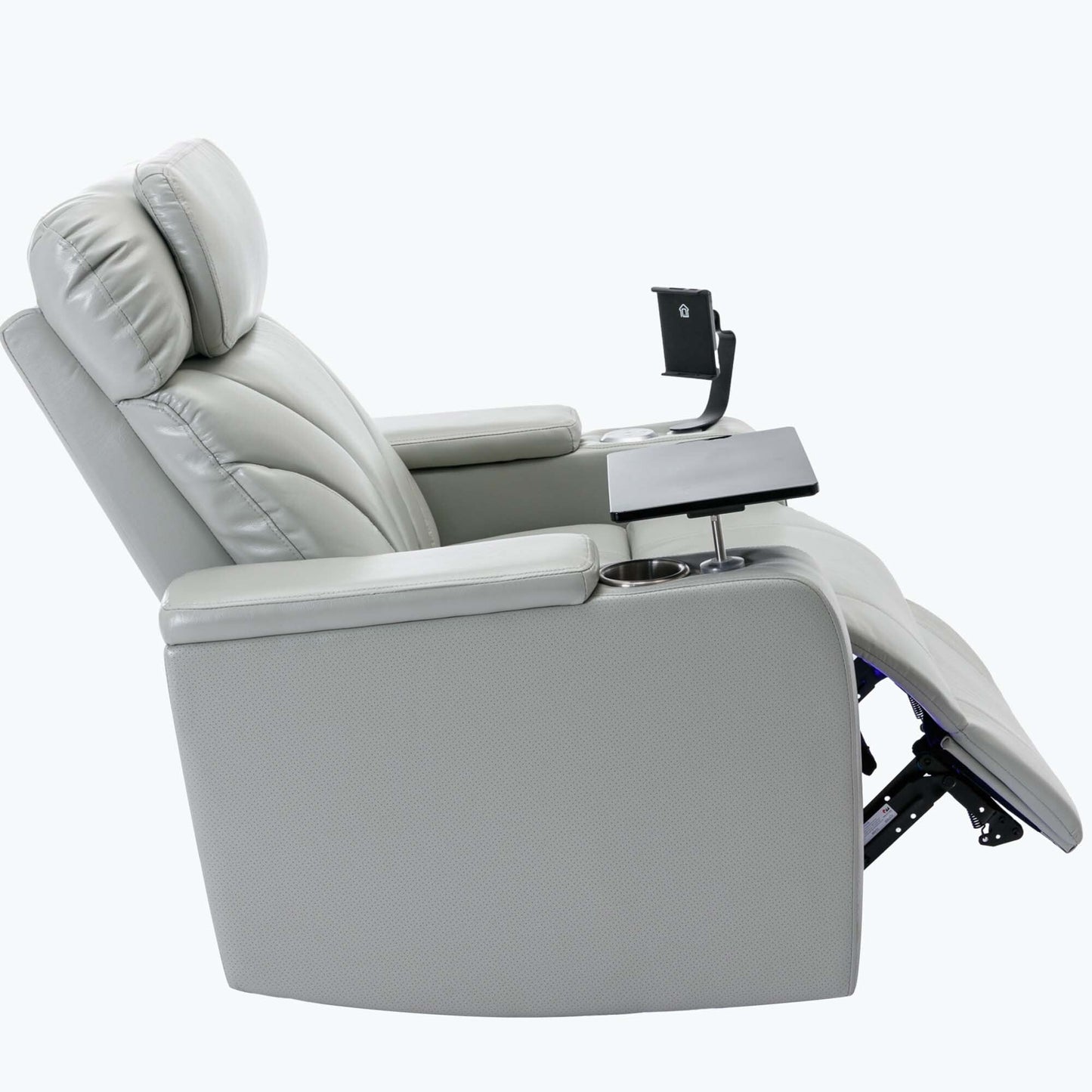 Power Motion Recliner with USB Charging Port and Hidden Arm Storage,with Convenient Cup Holder Design,and stereo