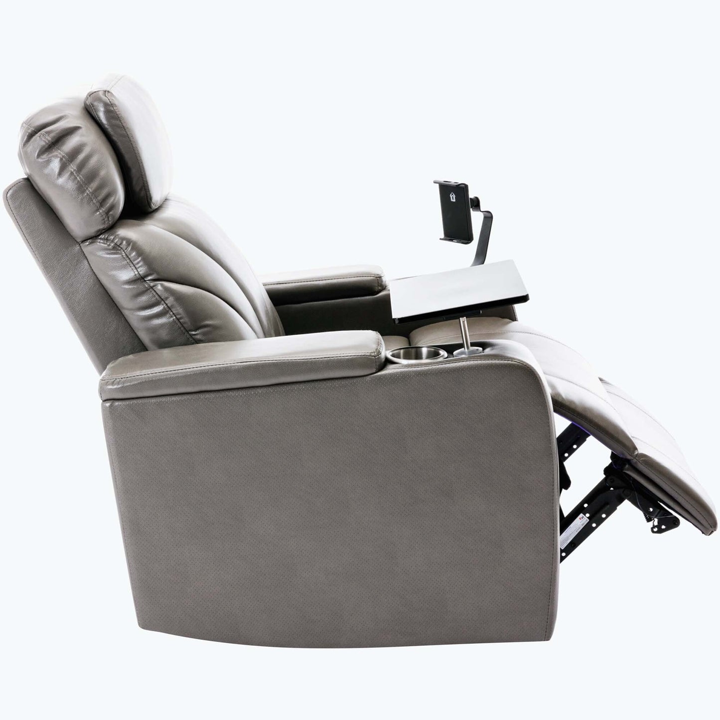 Power Motion Recliner with USB Charging Port and Hidden Arm Storage,with Convenient Cup Holder Design,and stereo