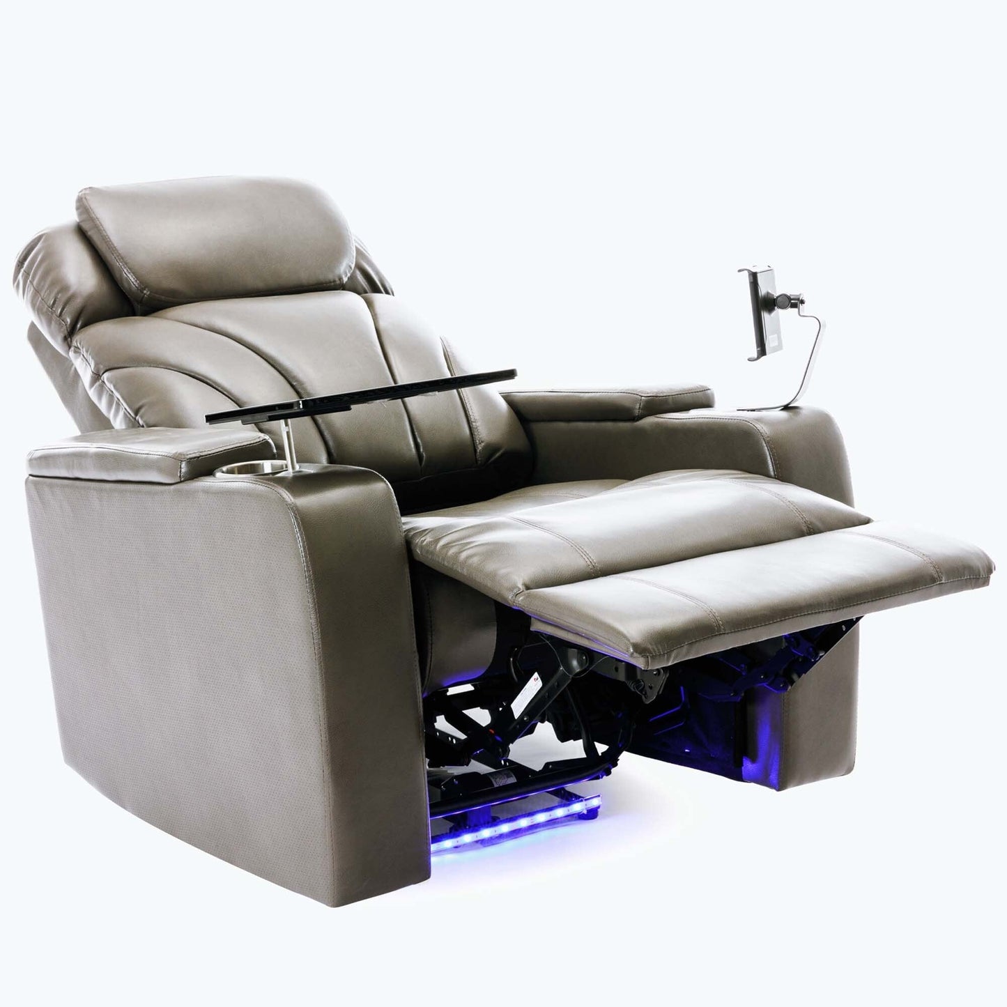 Power Motion Recliner with USB Charging Port and Hidden Arm Storage,with Convenient Cup Holder Design,and stereo