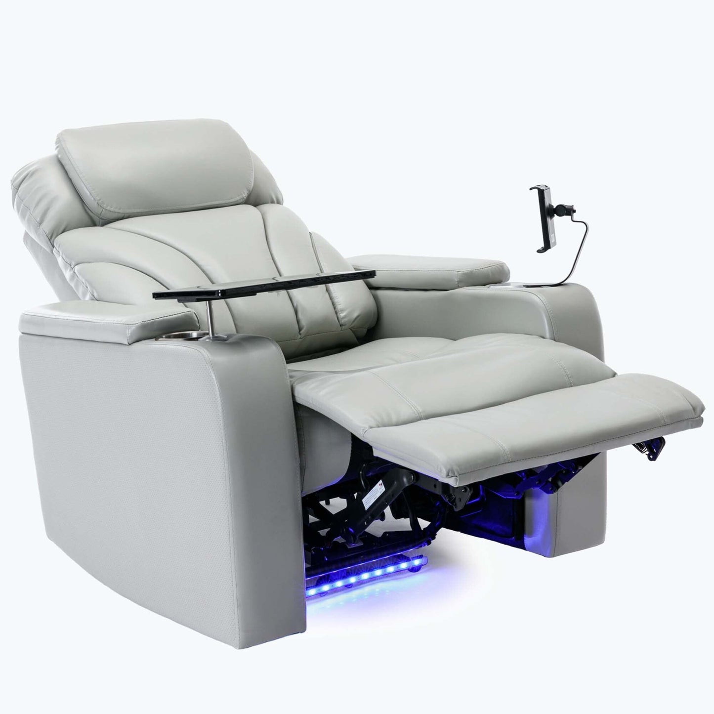 Power Motion Recliner with USB Charging Port and Hidden Arm Storage,with Convenient Cup Holder Design,and stereo