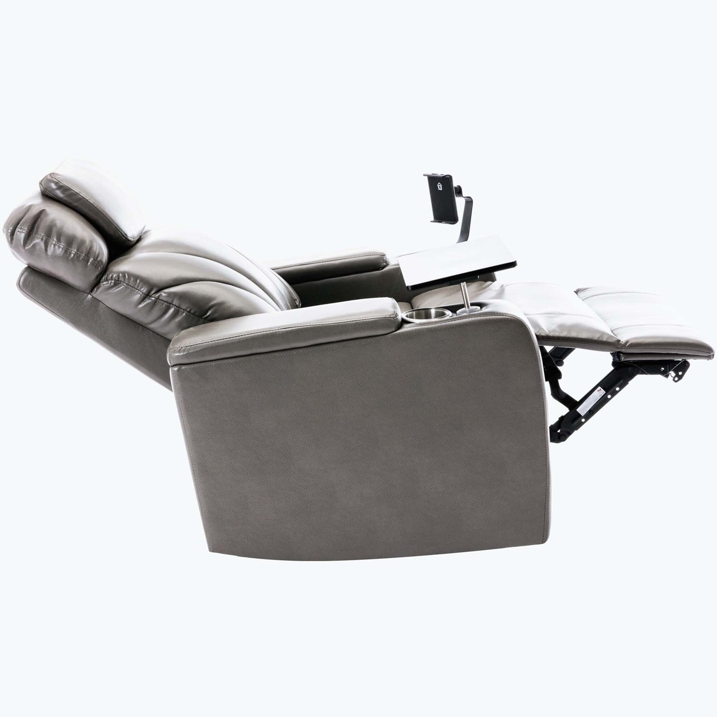 Power Motion Recliner with USB Charging Port and Hidden Arm Storage,with Convenient Cup Holder Design,and stereo