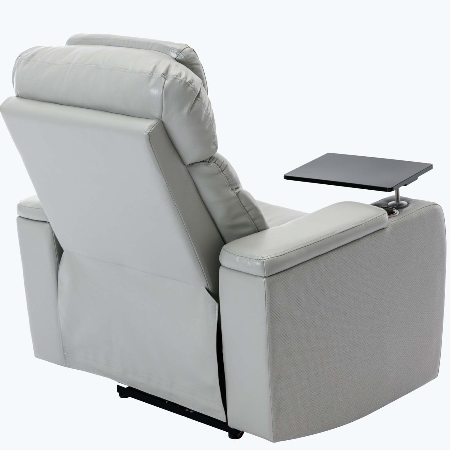 Power Motion Recliner with USB Charging Port and Hidden Arm Storage,with Convenient Cup Holder Design,and stereo
