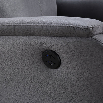 Power Recliner Chair With Usb Charge Port , Recliner Single Chair For Living Room , Bed Room