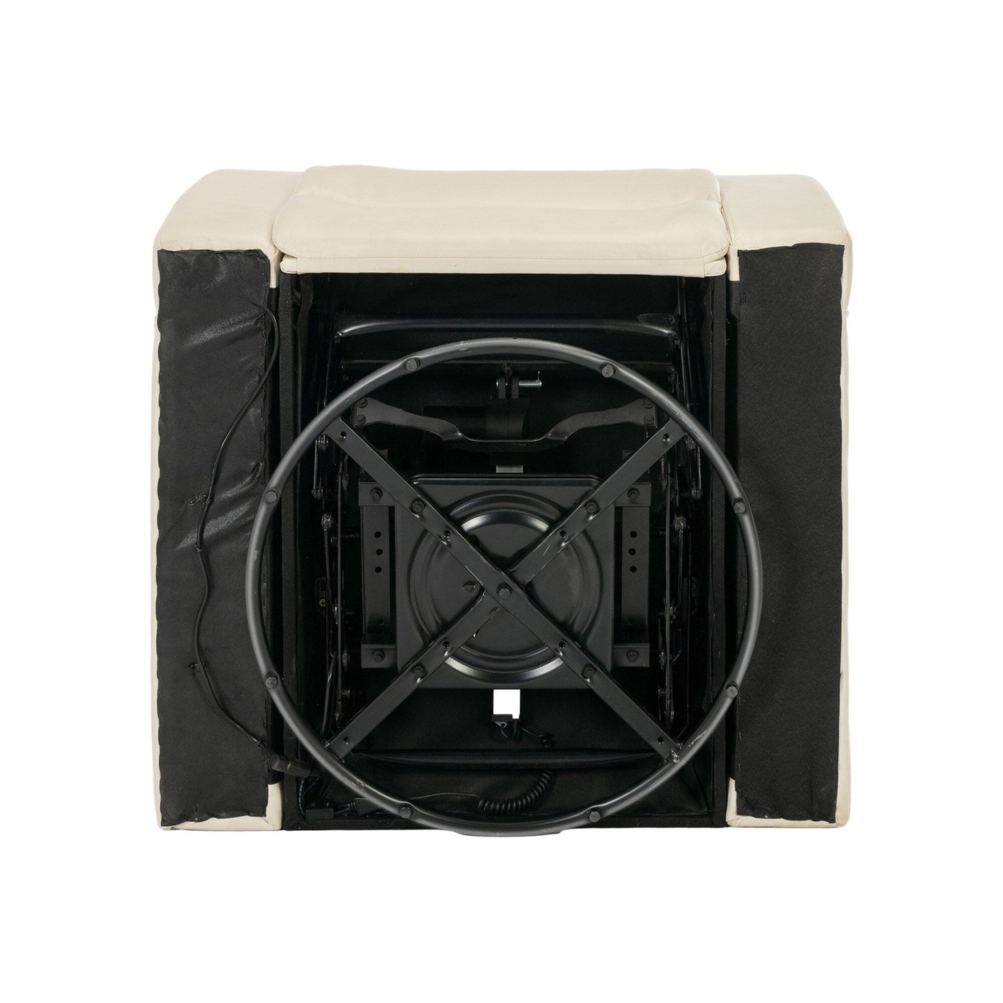 Power Recliner Chair with 270° Swivel, Tray, USB & Cup Holders