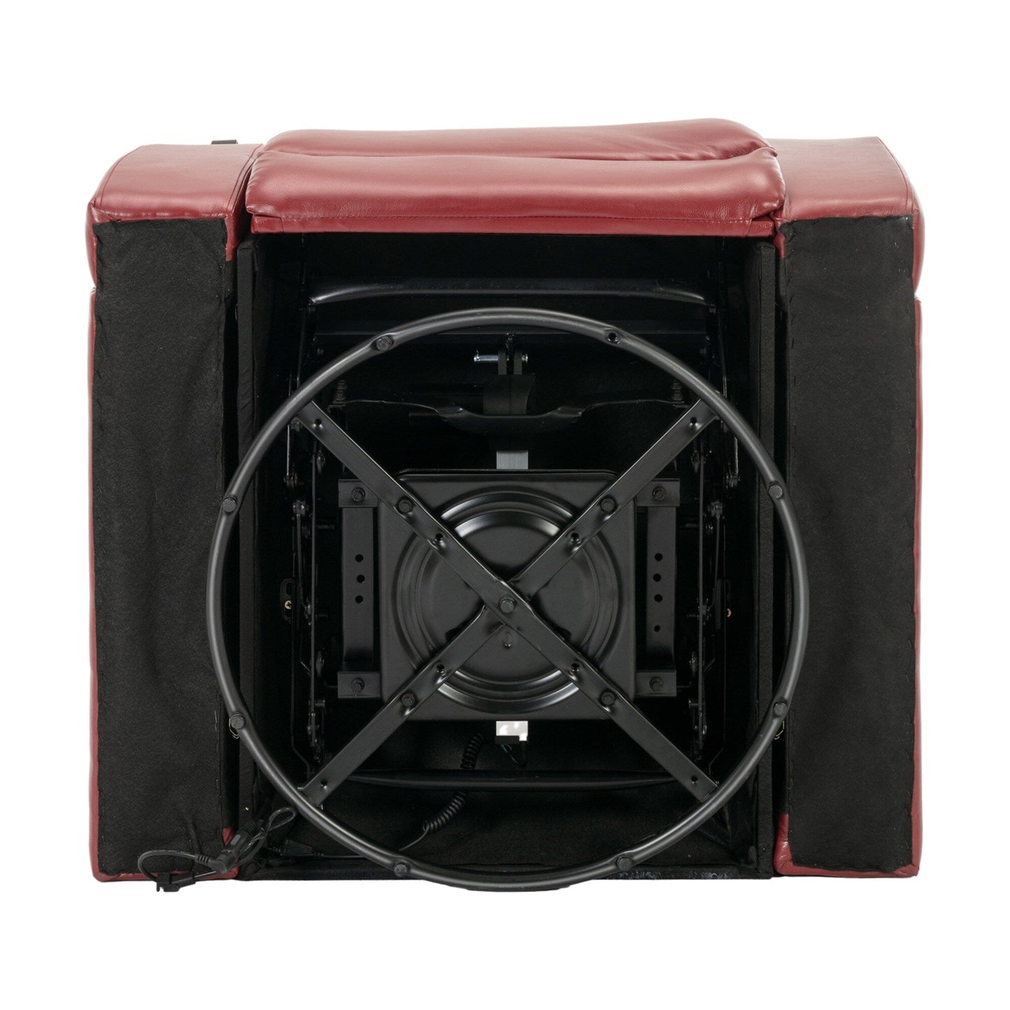 Power Recliner Chair with 270° Swivel, Tray, USB & Cup Holders