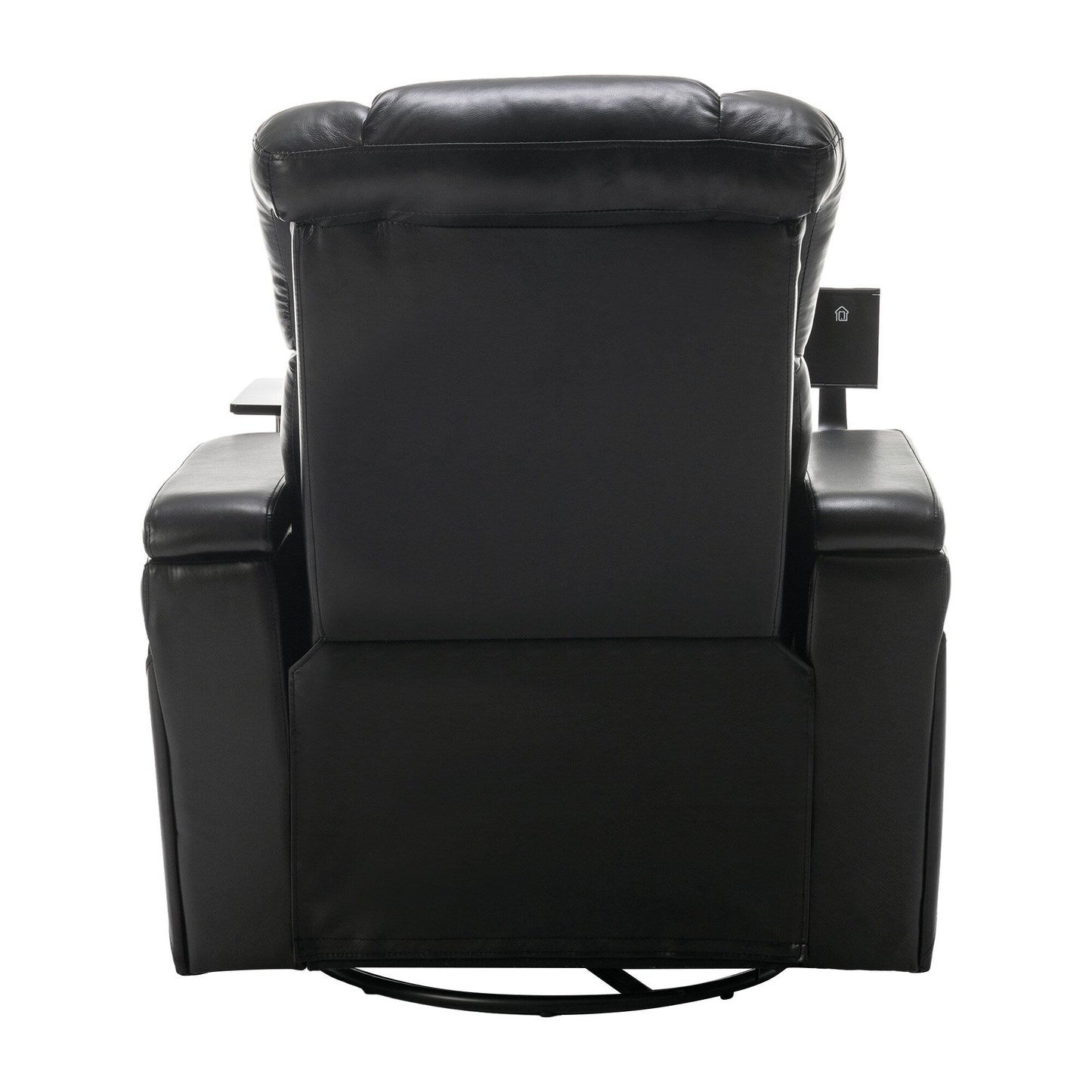 Power Recliner Chair with 270° Swivel, Tray, USB & Cup Holders