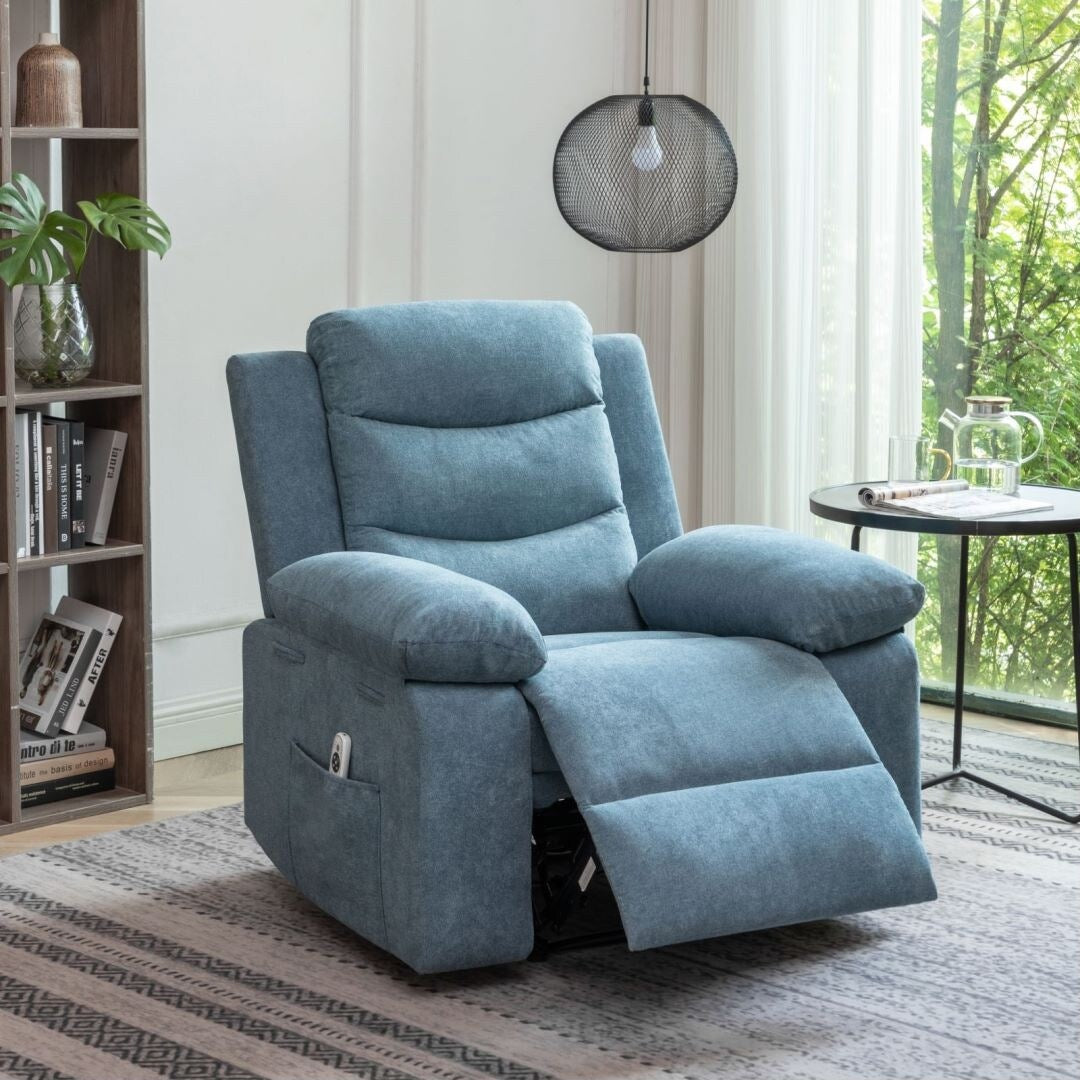 Power Recliner Chair with Adjustable Massage Function for Living Room