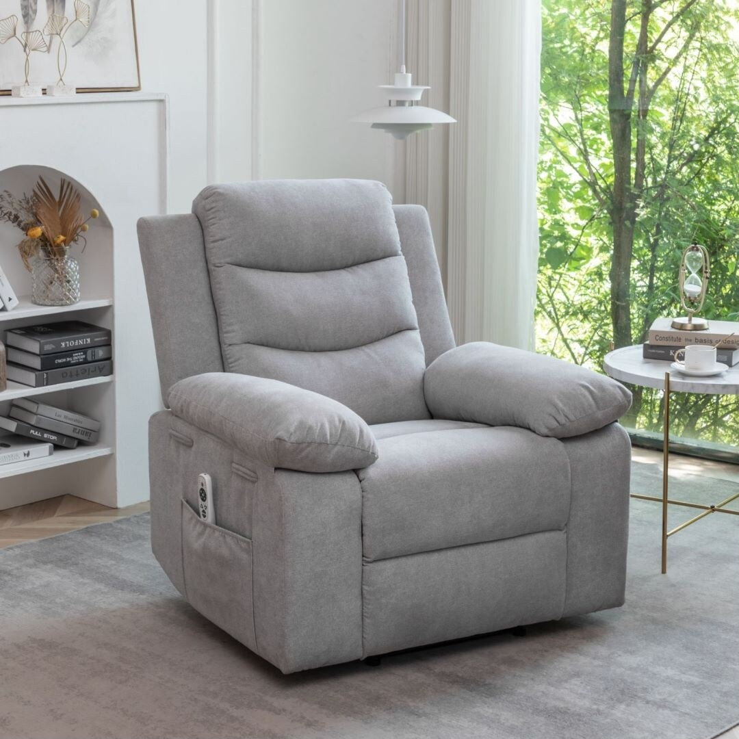 Power Recliner Chair with Adjustable Massage Function for Living Room
