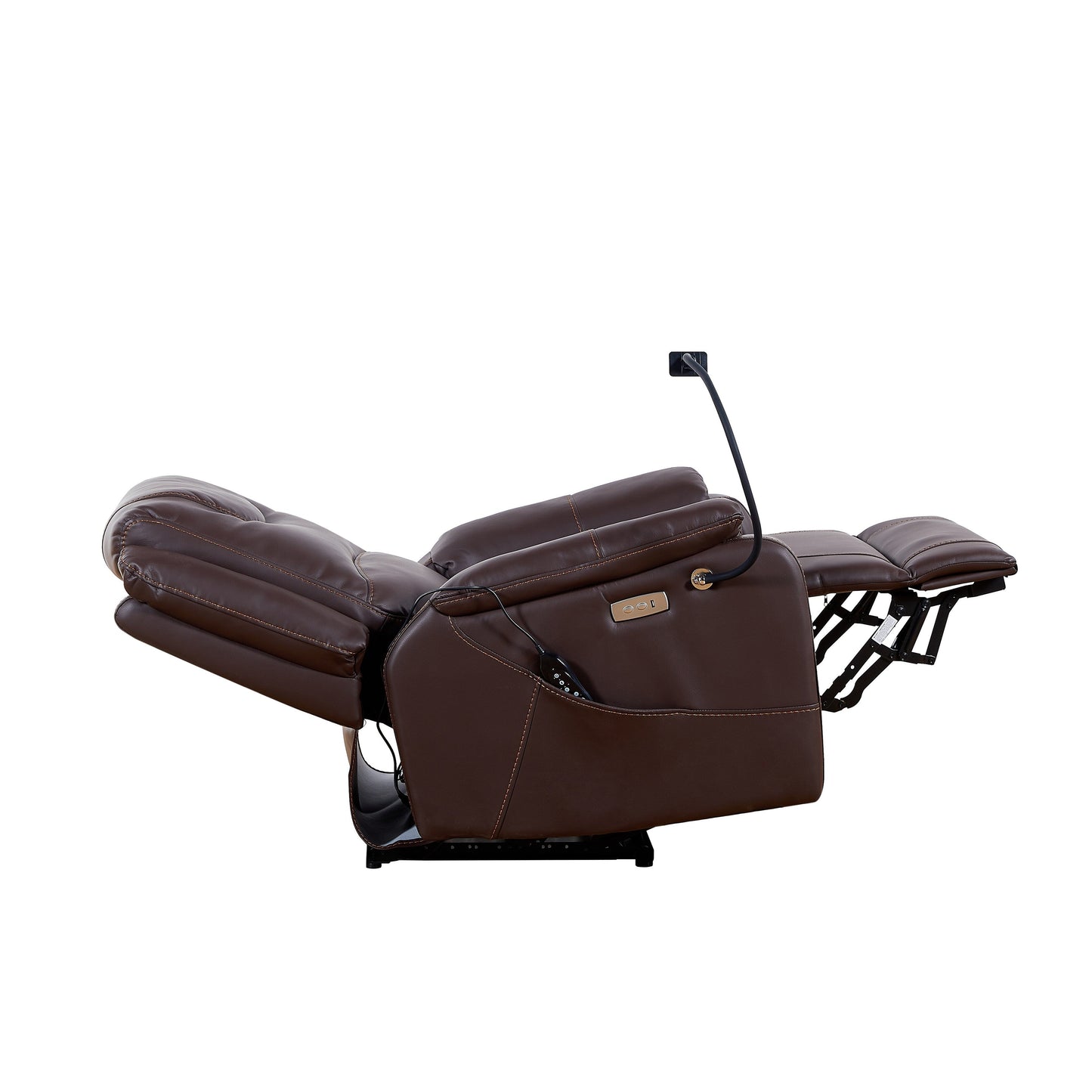 Power Recliner Chair with Zero Gravity, Massage and Heat, USB Port, and Phone Holder