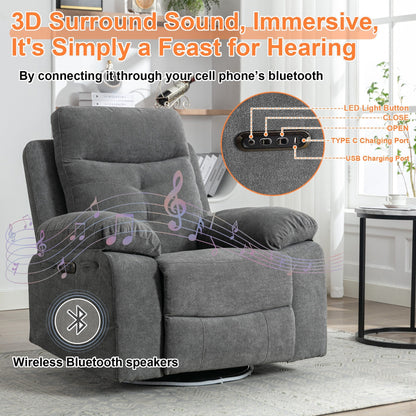 Power Recliner Glider Chair