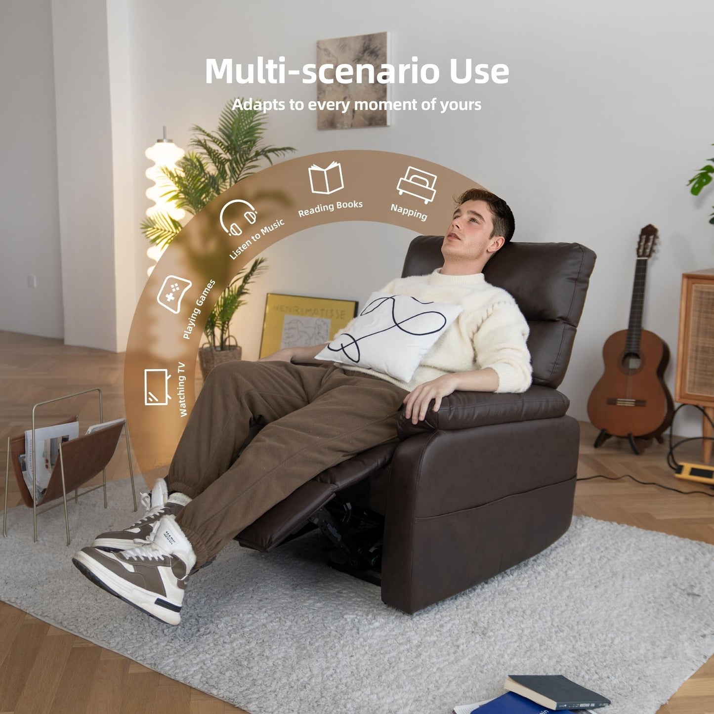 Power Swivel Rocker Recliner Chair