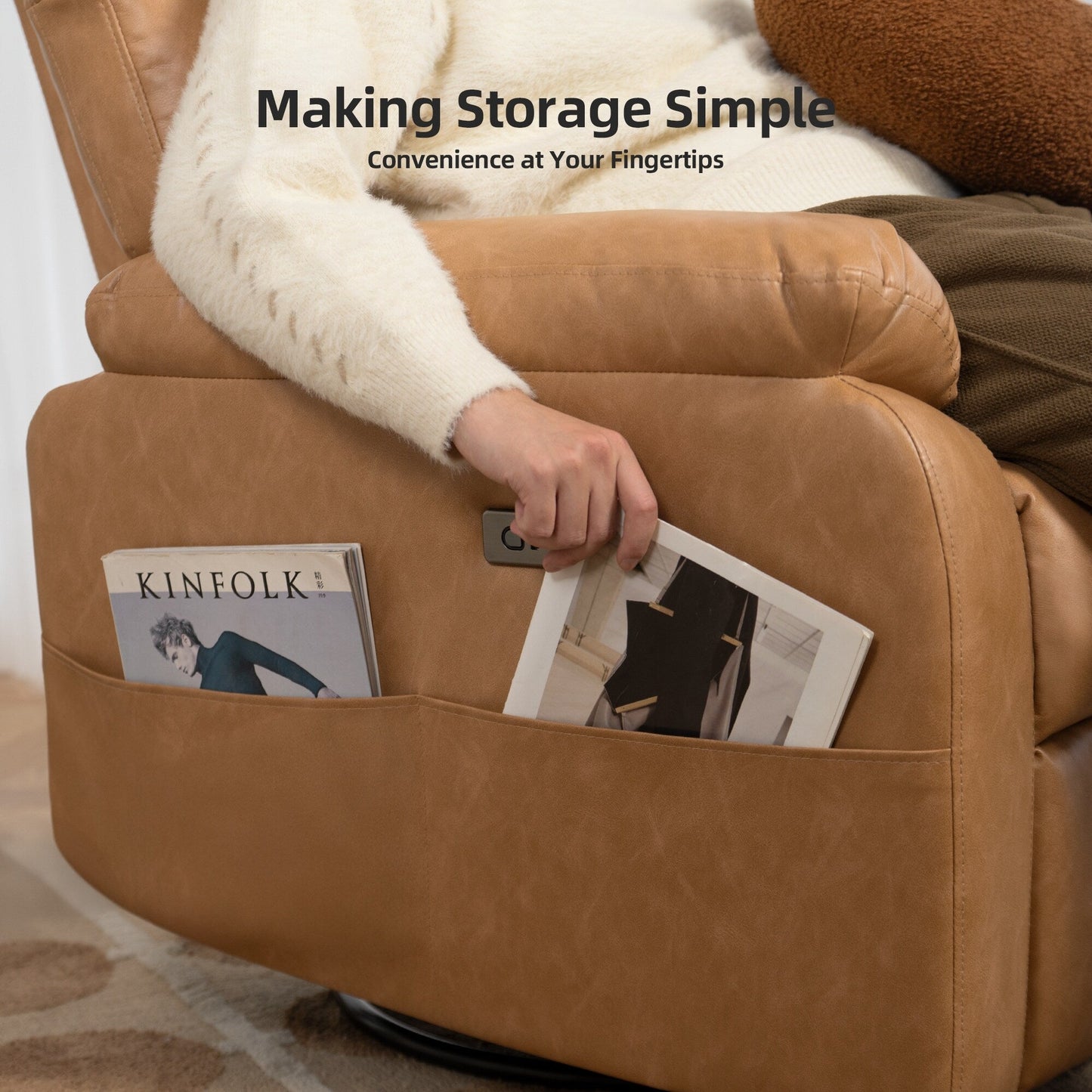 Power Swivel Rocker Recliner Chair