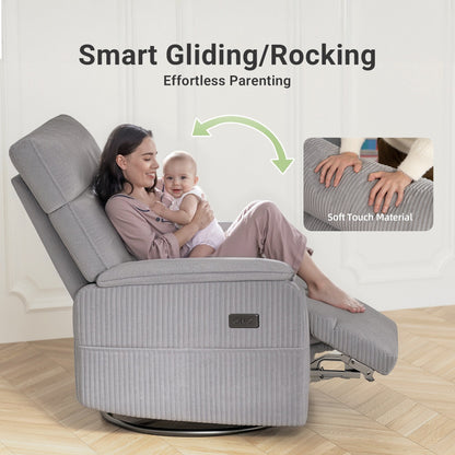 Power Swivel Rocker Recliner Chair
