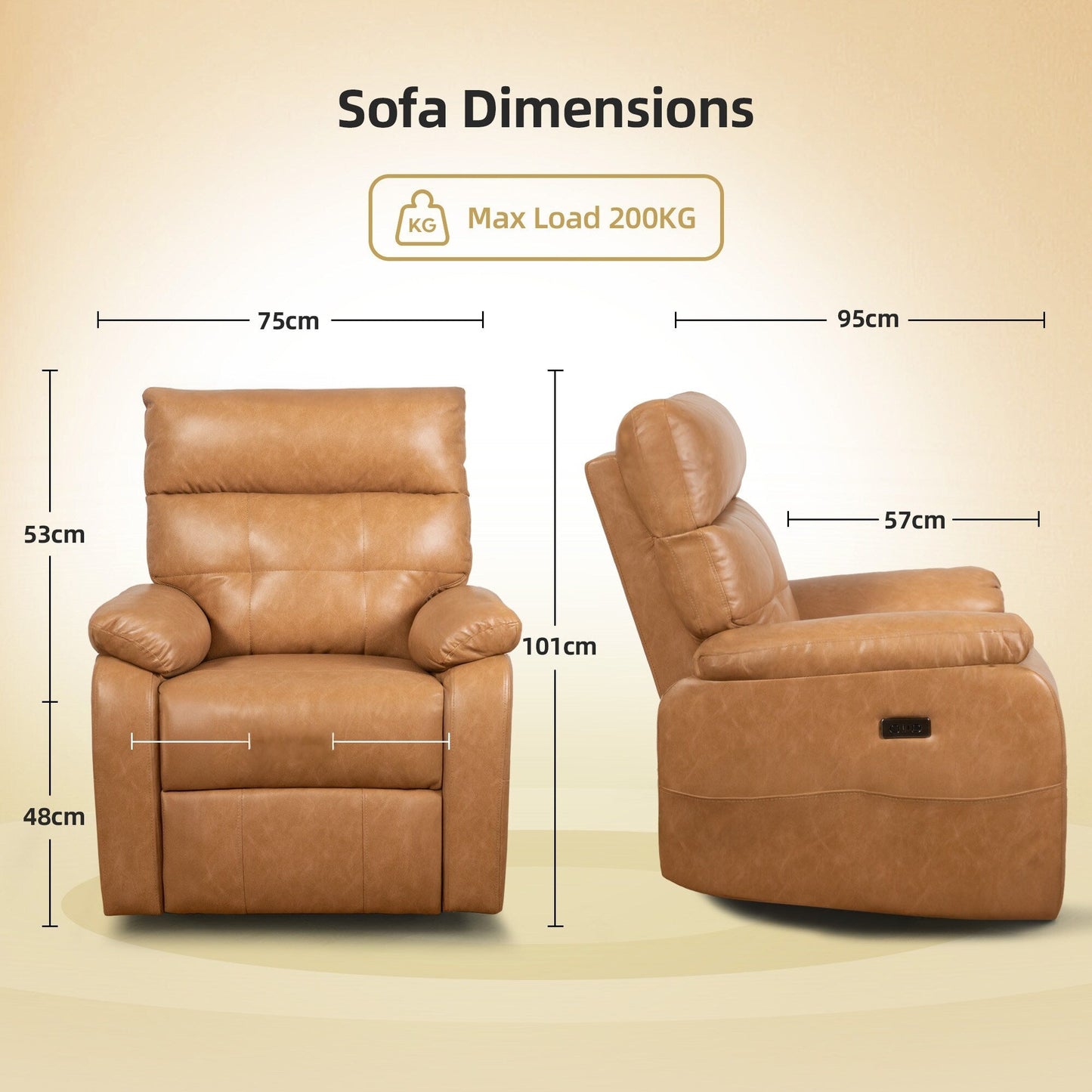 Power Zero Gravity Recliner Chair