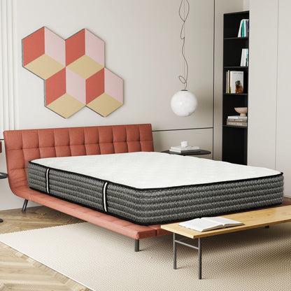 Premium 12 Pocket Coil Hybrid Plush Gel Memory Foam Mattress