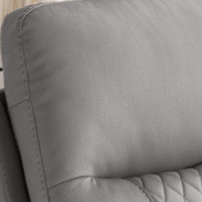 Premium Comfort Recliner with Manual Recline, Durable Faux Leather