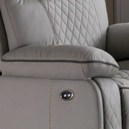 Premium Comfort Recliner with Manual Recline, Durable Faux Leather