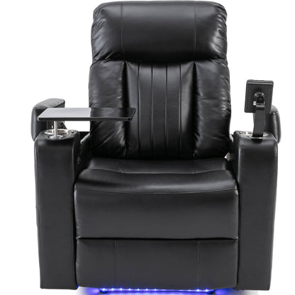 Premium Power Recliner with Storage Arms
