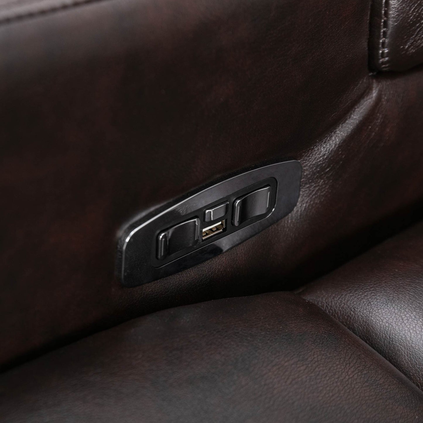 Premium Power Recliner with Storage Arms