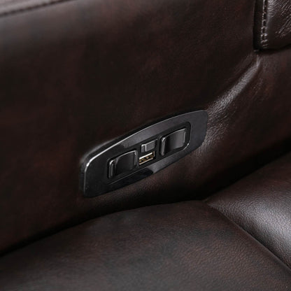 Premium Power Recliner with Storage Arms