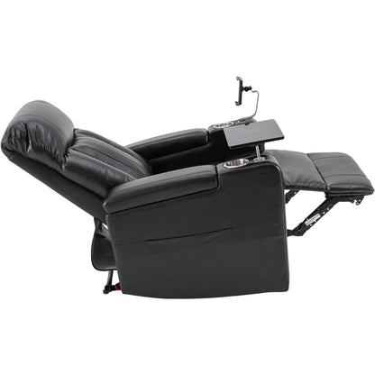 Premium Power Recliner with Storage Arms