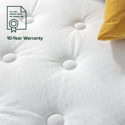 Priage by ZINUS 10 Inch Comfort Essential Pocket Spring Hybrid Mattress