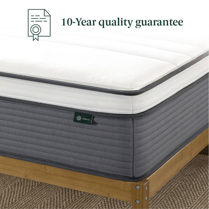 Priage by ZINUS 10 Support Plus Pocket Spring Hybrid Mattress